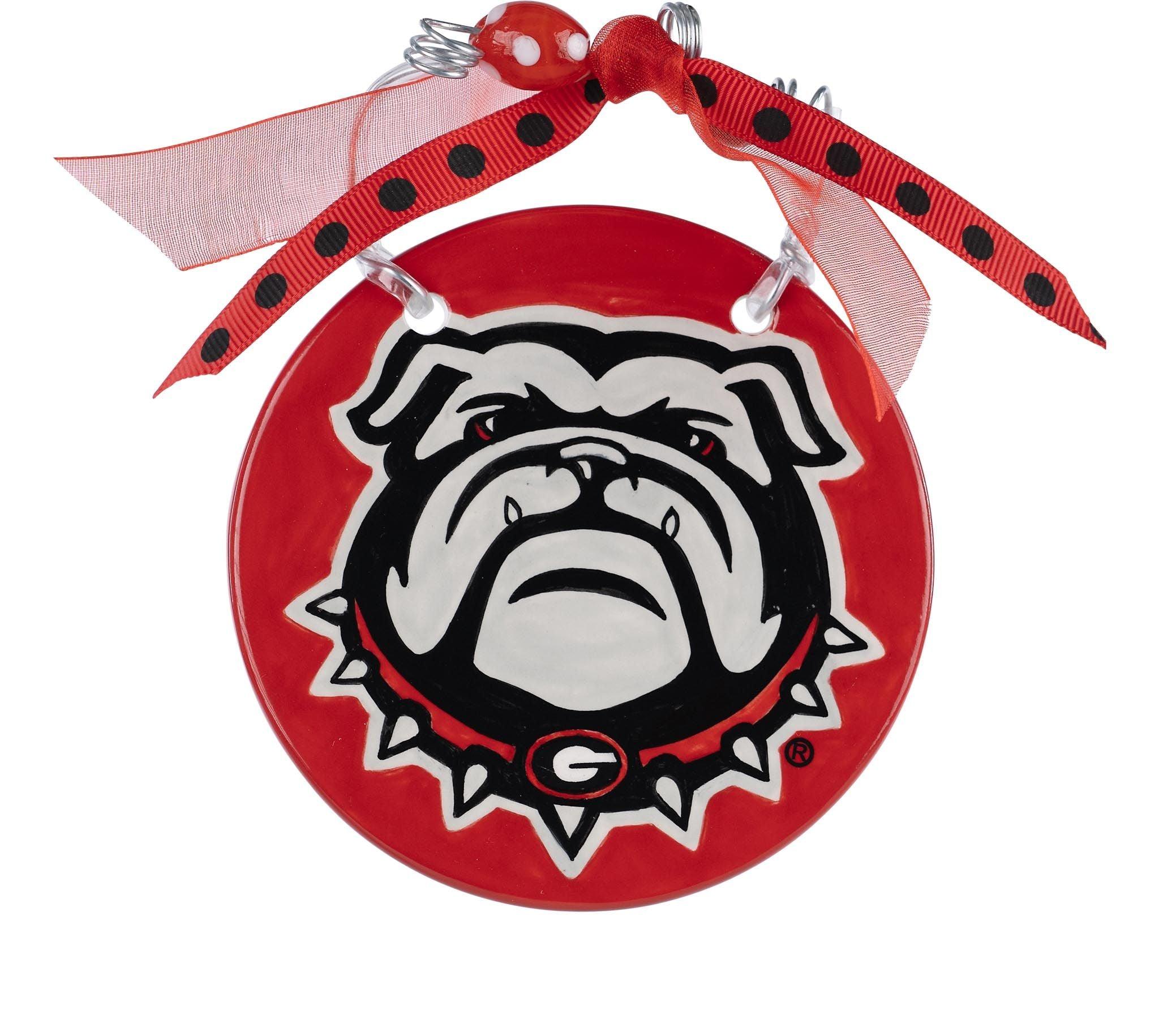 Georgia Bulldog Flat Ornament – GLORY HAUS