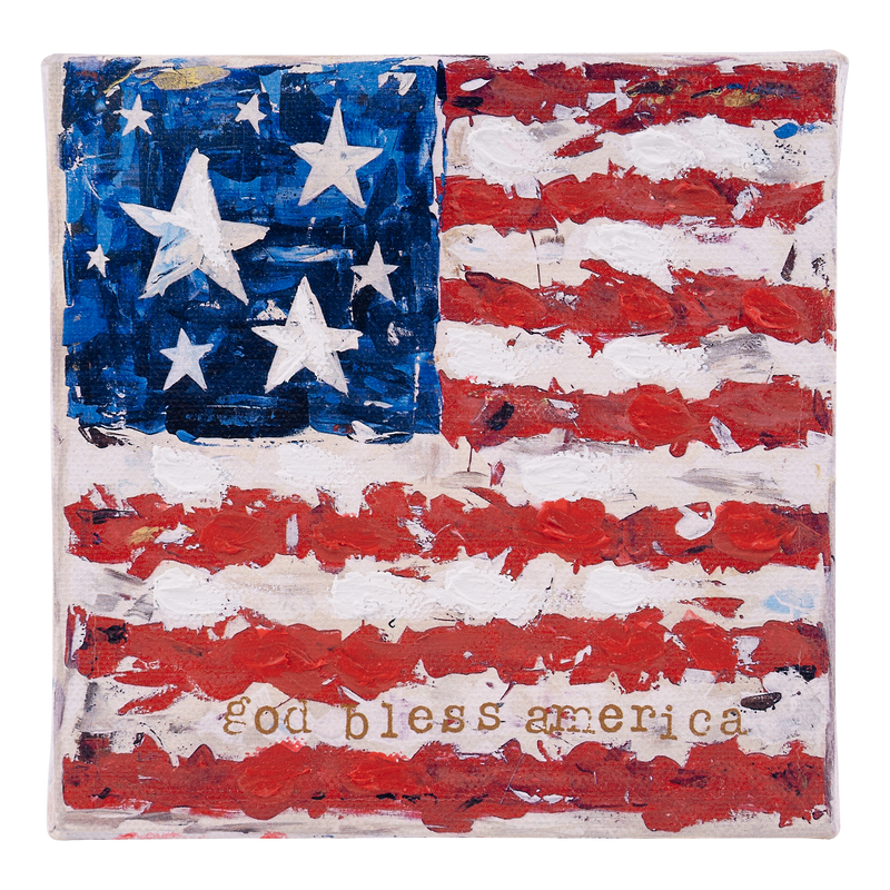 Flag Stars & Stripes Small Canvas