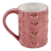 LOVE Red/Gold Heart Mug