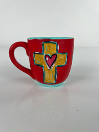 Heart Cross Mug