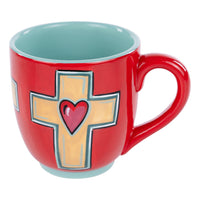 Heart Cross Mug