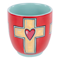 Heart Cross Mug