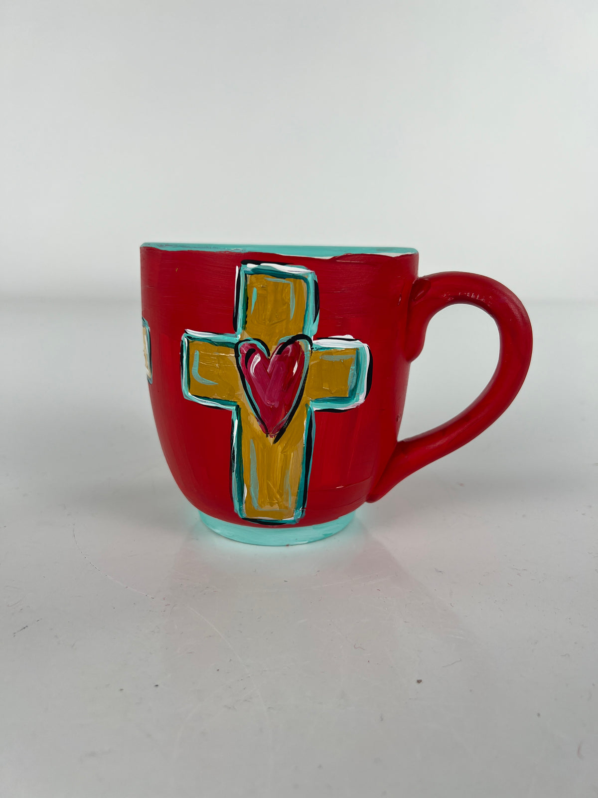 Heart Cross Mug