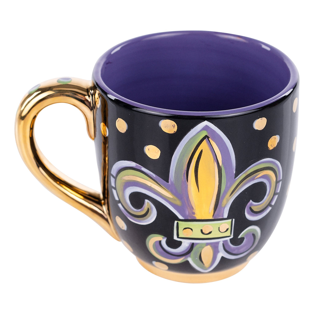 Mardi Gras Fleur de lis Mug