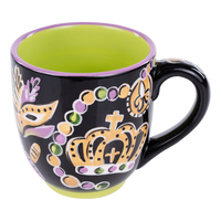 Crowns and Beads Mardi Gras Mug