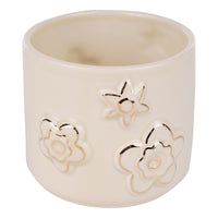 White/Cream Flower Mug