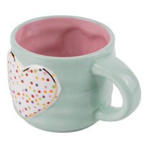 Polka Dot Heart Mug