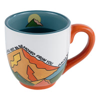 Though The Mountains Move Mug