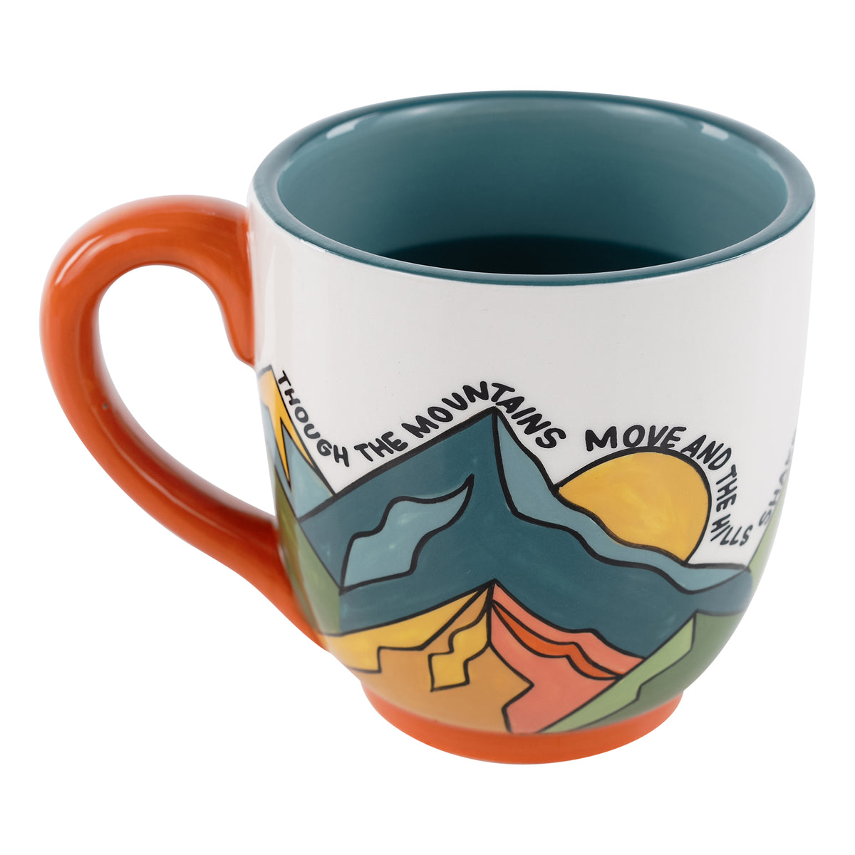 Though The Mountains Move Mug