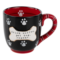 Drink Coffee Pet Dog Repeat Mug