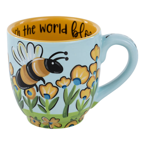 Bee Kind Flower Mug