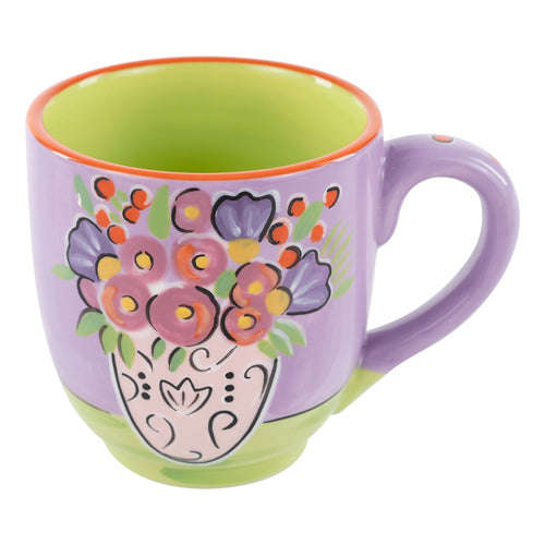 Lavender Blooms Floral Sister Mug