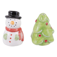 Snowman/Christmas Tree Salt & Pepper Set