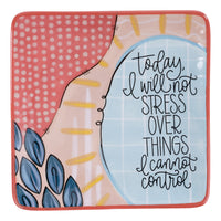 Today I Will Not Stress Trinket Tray