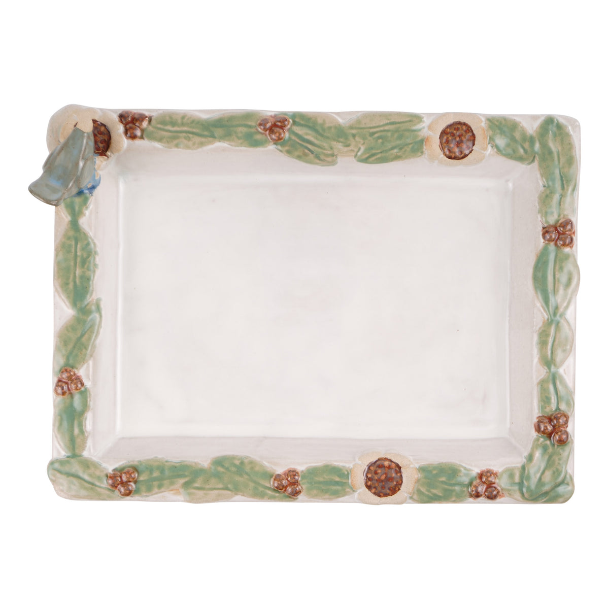 Blue Bird Rectangular Platter