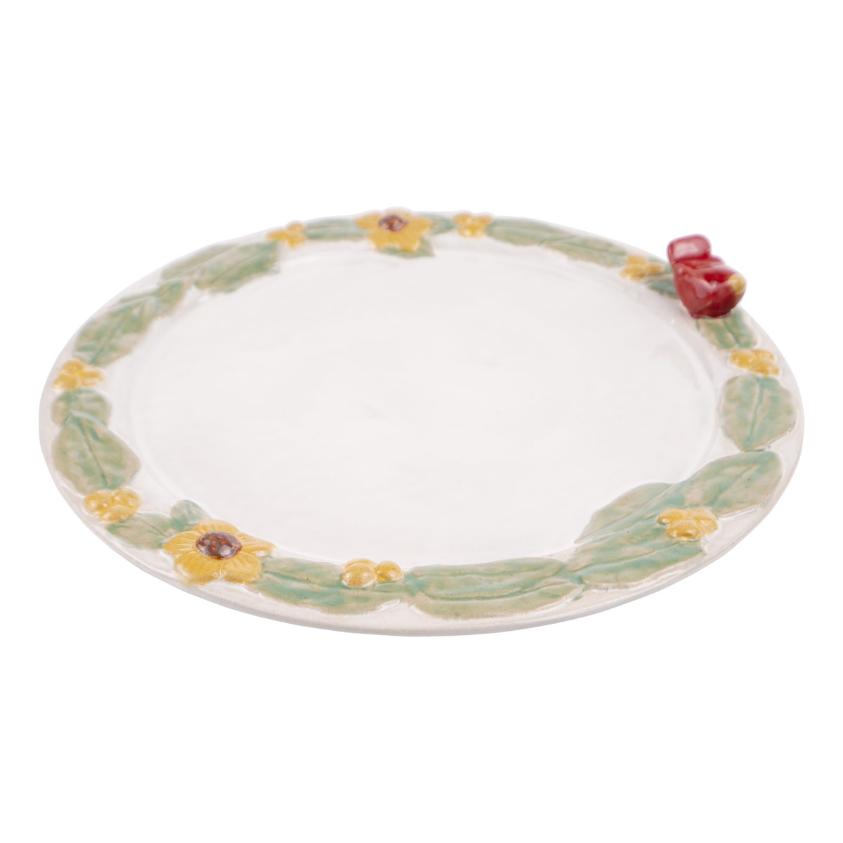 Red Bird Round Platter