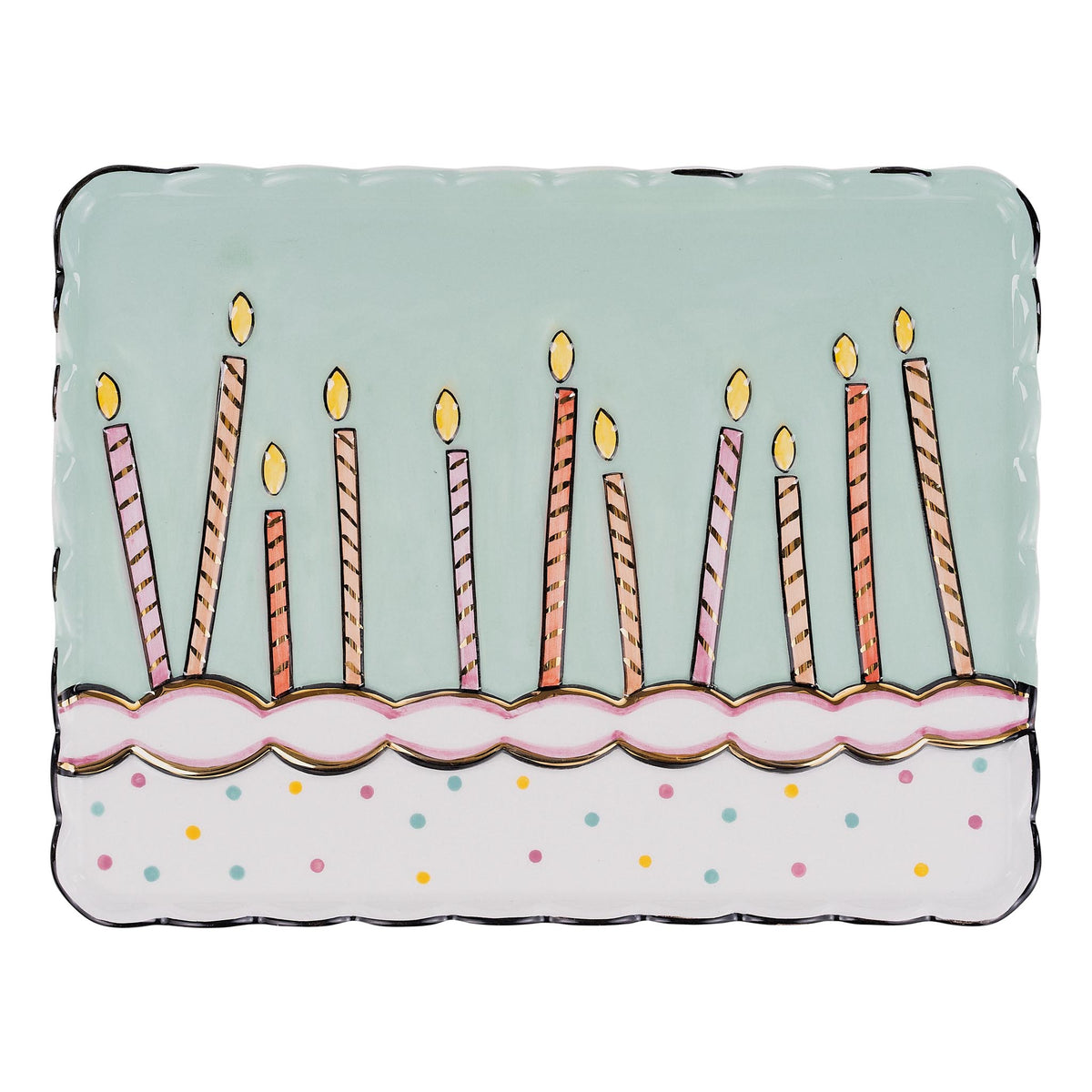 Celebrate Candles Trinket Tray