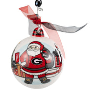 Happy Holidays Arkansas Santa Ornament