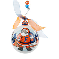 Merry Christmas Florida Santa Ornament