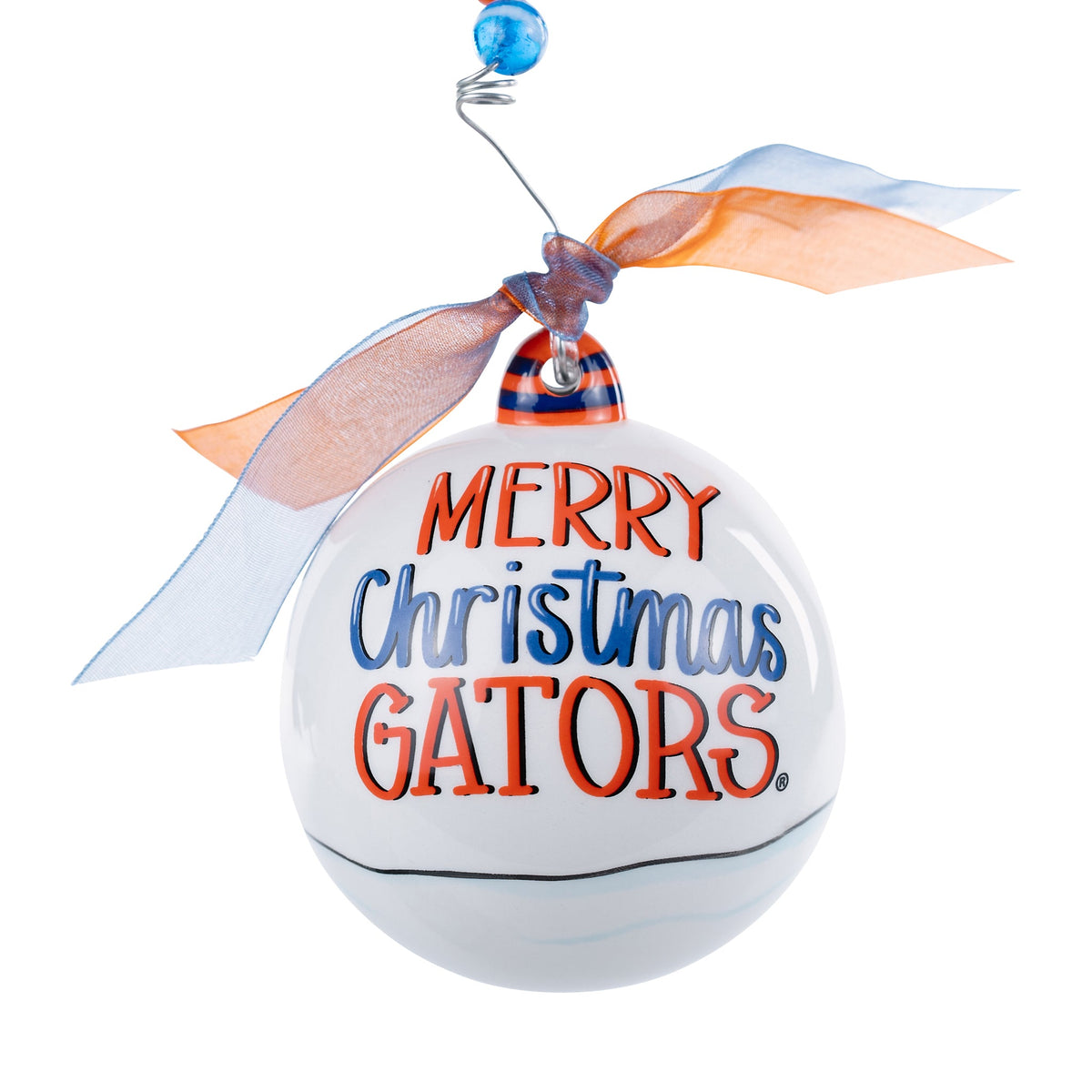 Merry Christmas Florida Santa Ornament