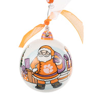 Merry Christmas Clemson Santa Ornament