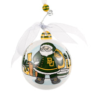 Merry Christmas Baylor Santa Ornament