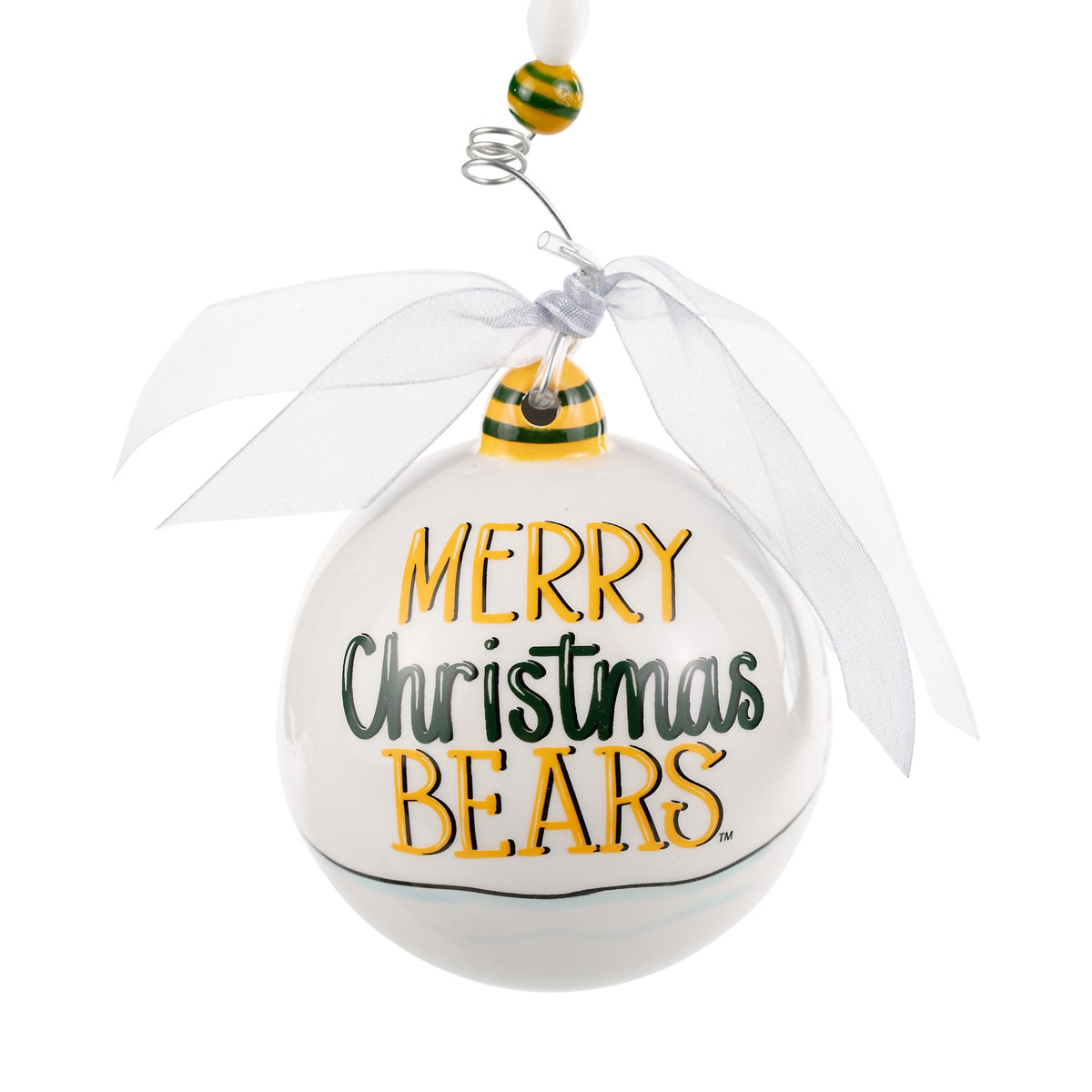 Merry Christmas Baylor Santa Ornament