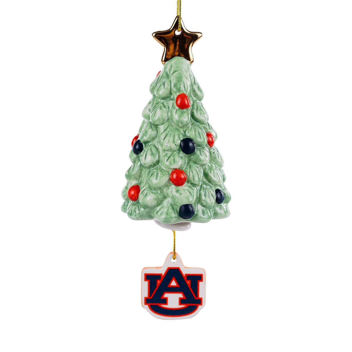 Auburn Logo Christmas Tree Ornament