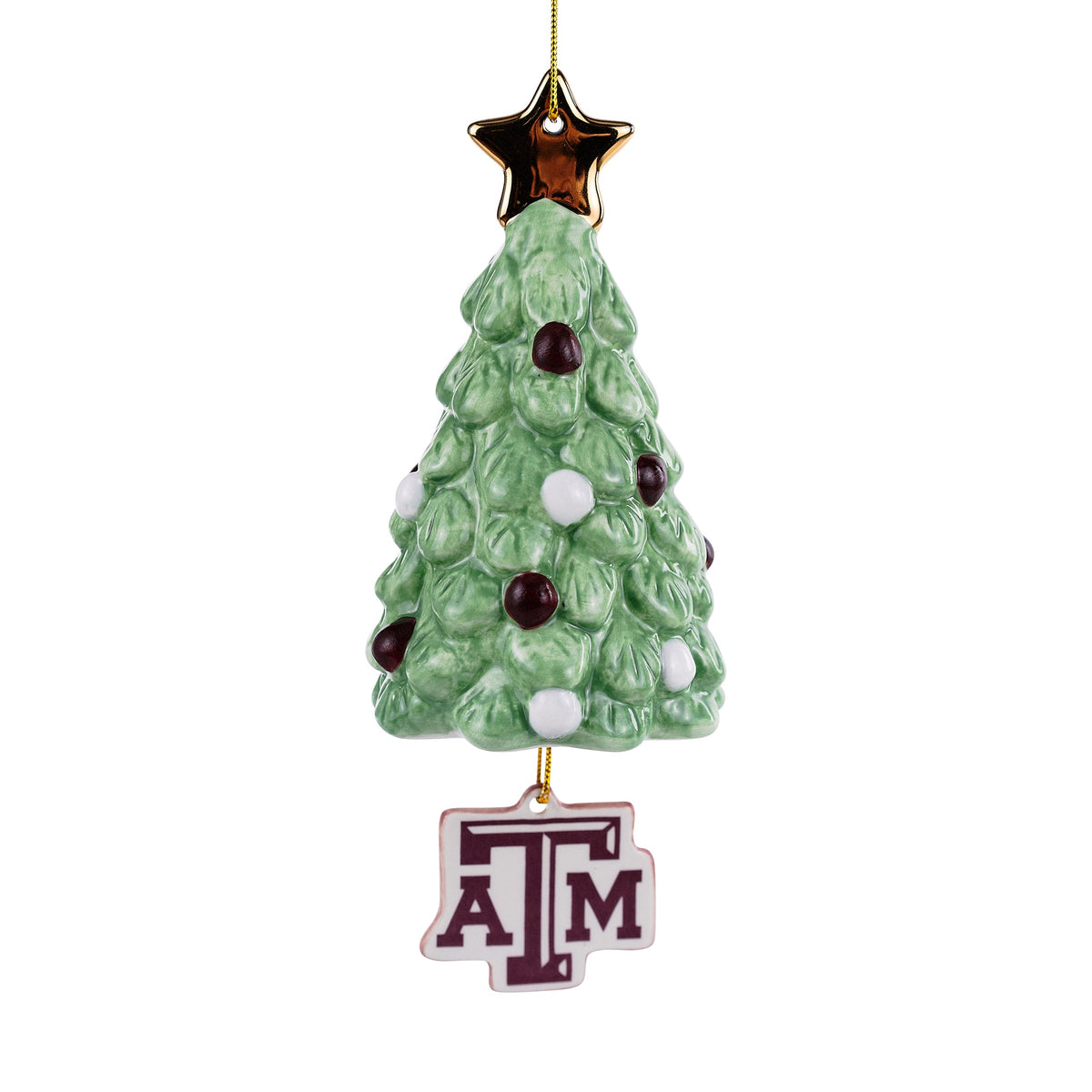 Texas A & M Logo Christmas Tree Ornament