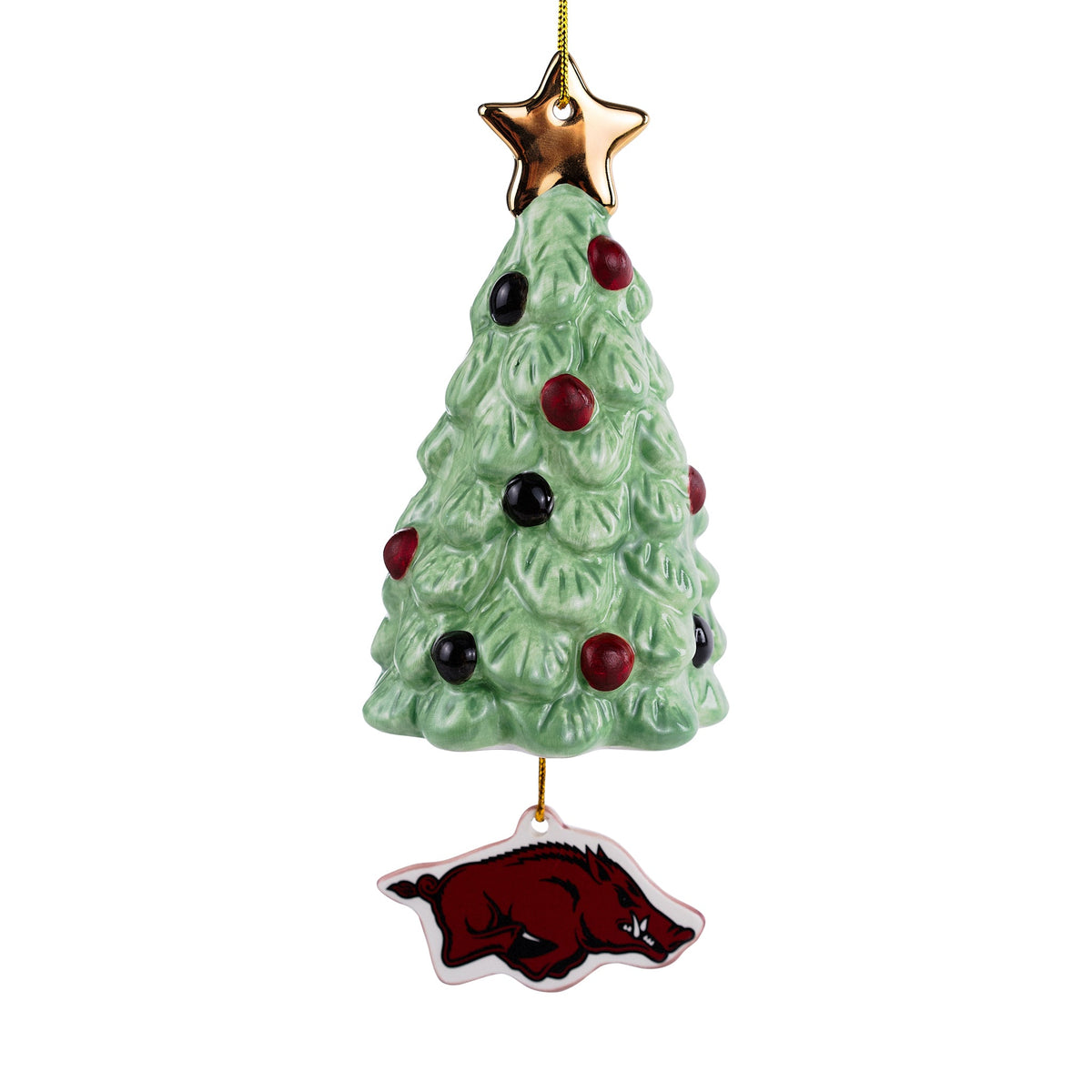 Arkansas Logo Christmas Tree Ornament