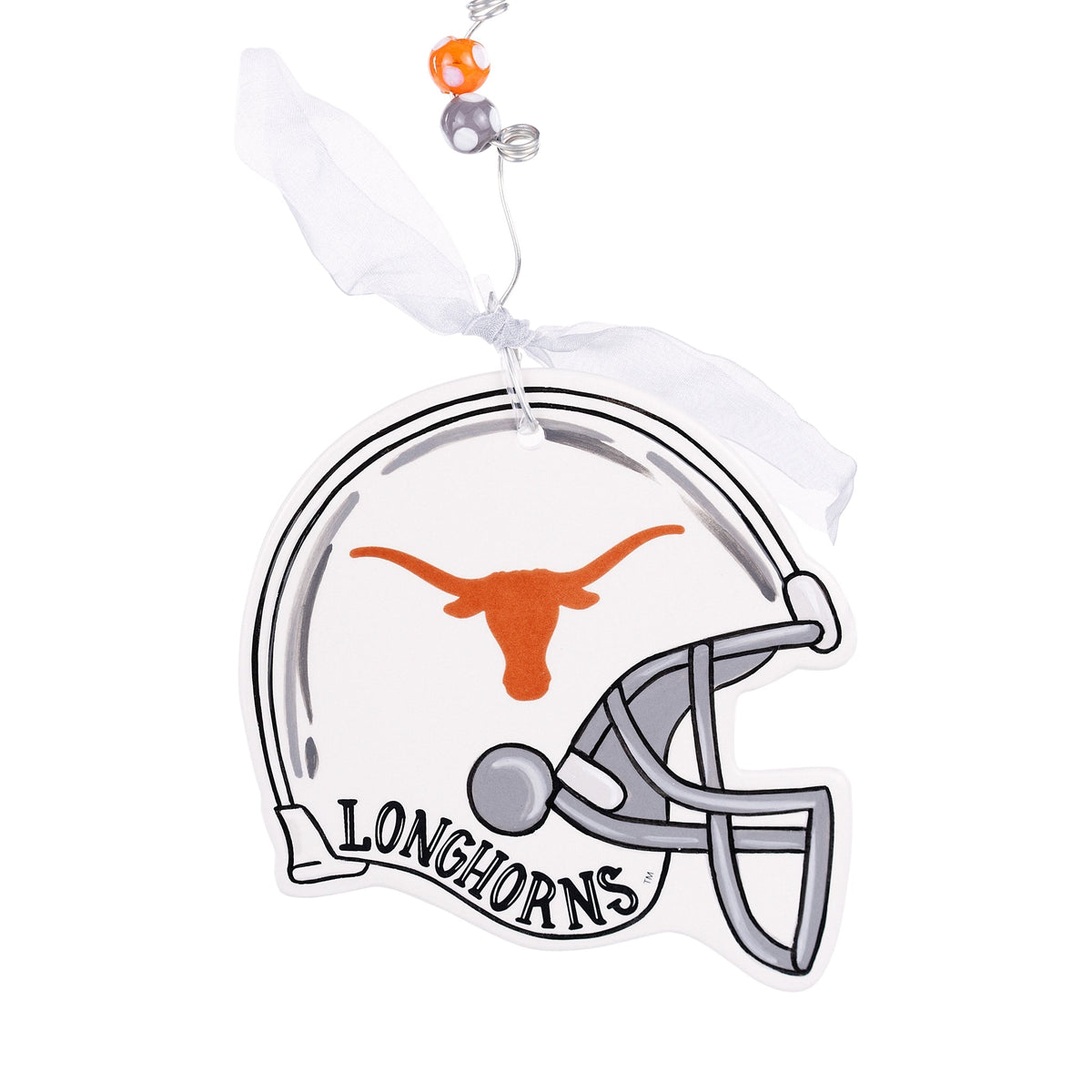 Texas Helmet Flat Ornament