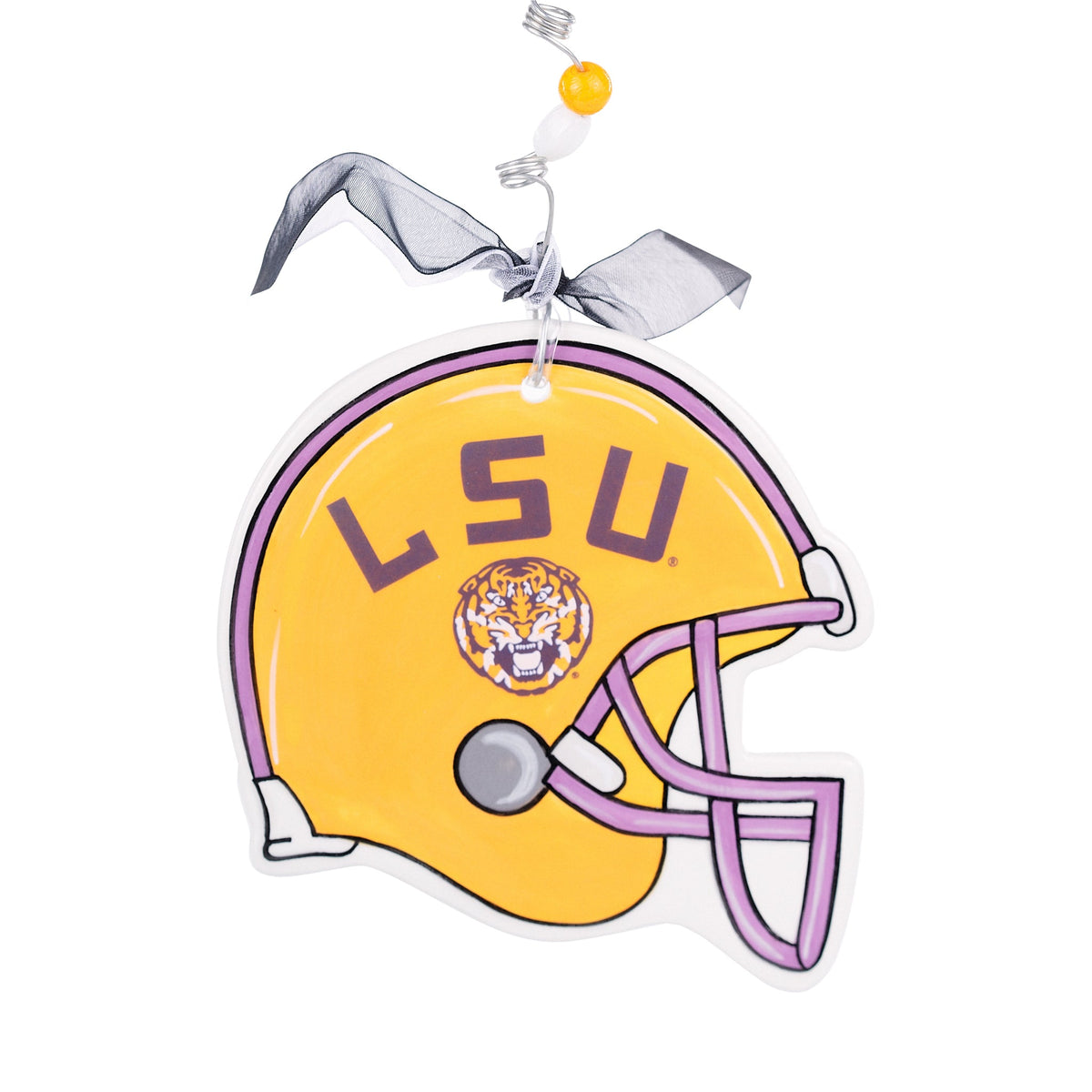 LSU Helmet Flat Ornament