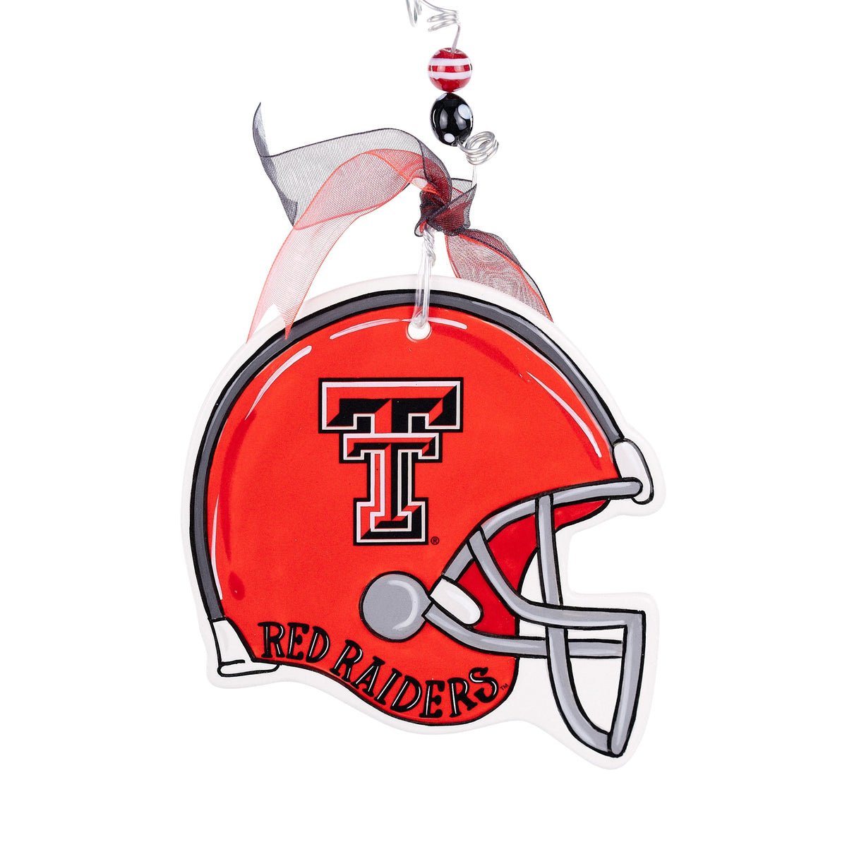 Texas Tech Helmet Flat Ornament