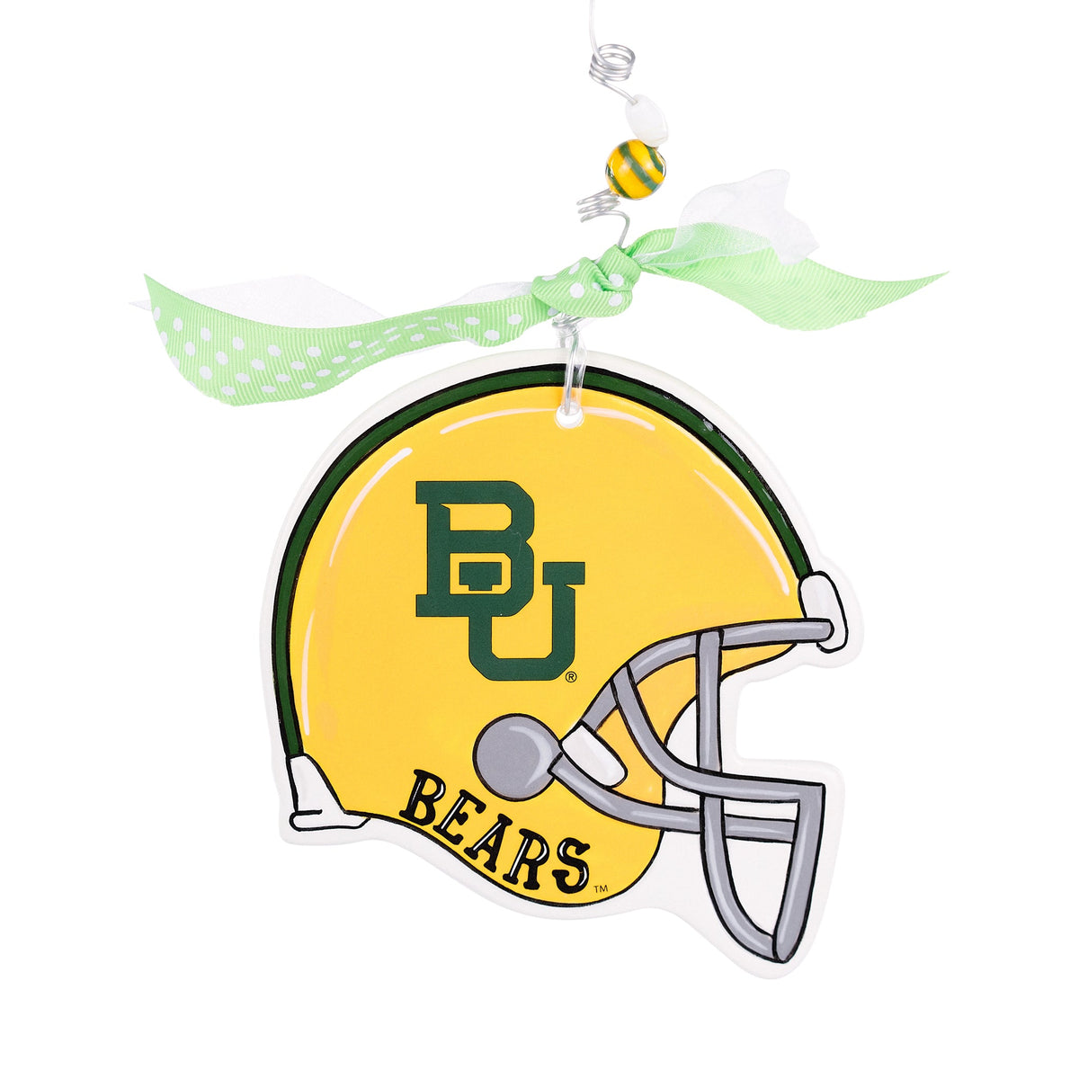 Baylor Helmet Flat Ornament