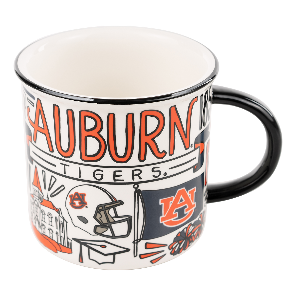 Auburn Collage Campfire Mug