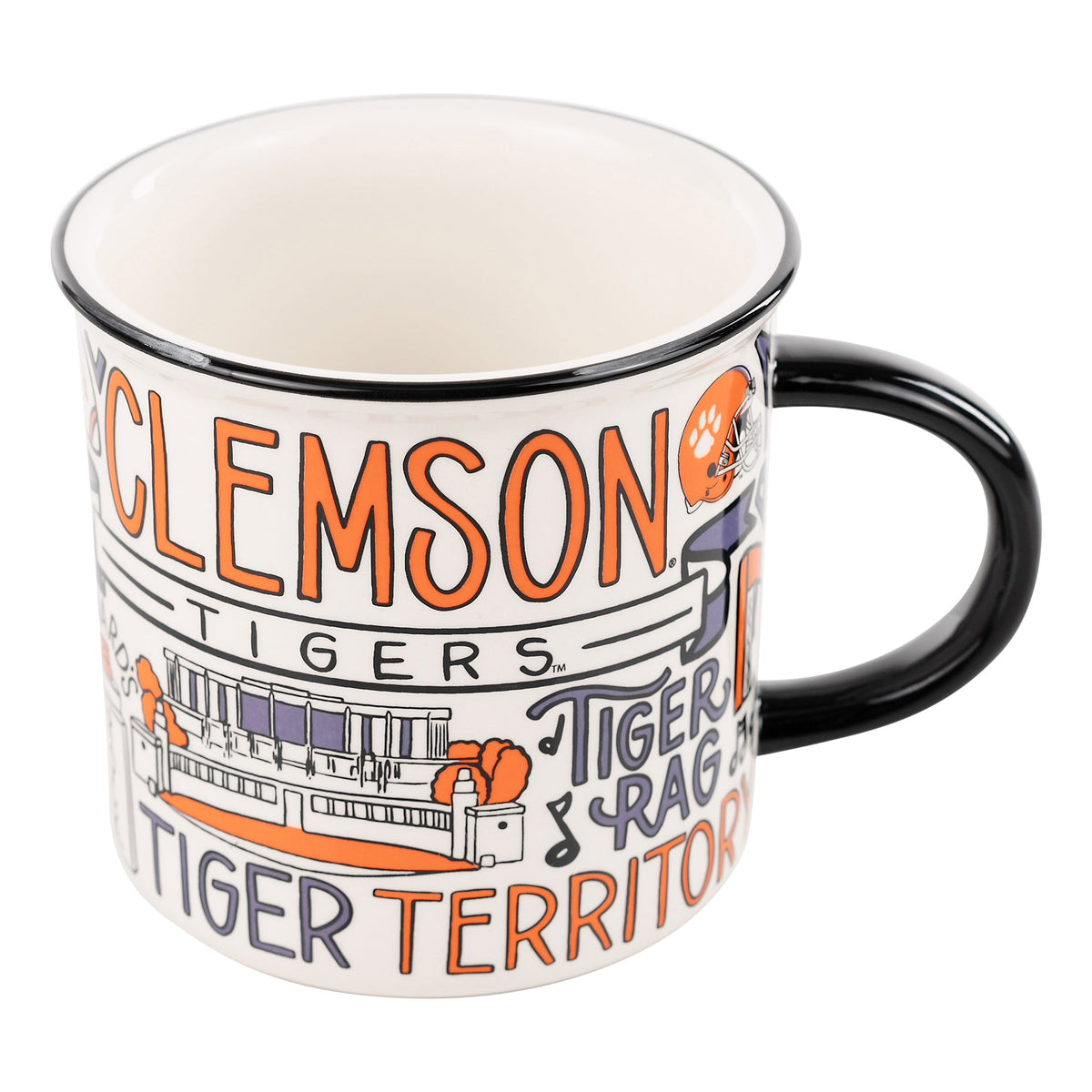 Clemson Collage Campfire Mug