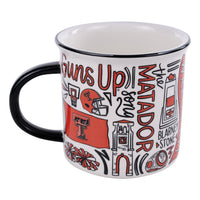 Texas Tech Collage Campfire Mug