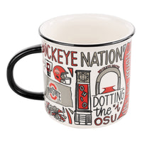 Ohio State Collage Campfire Mug