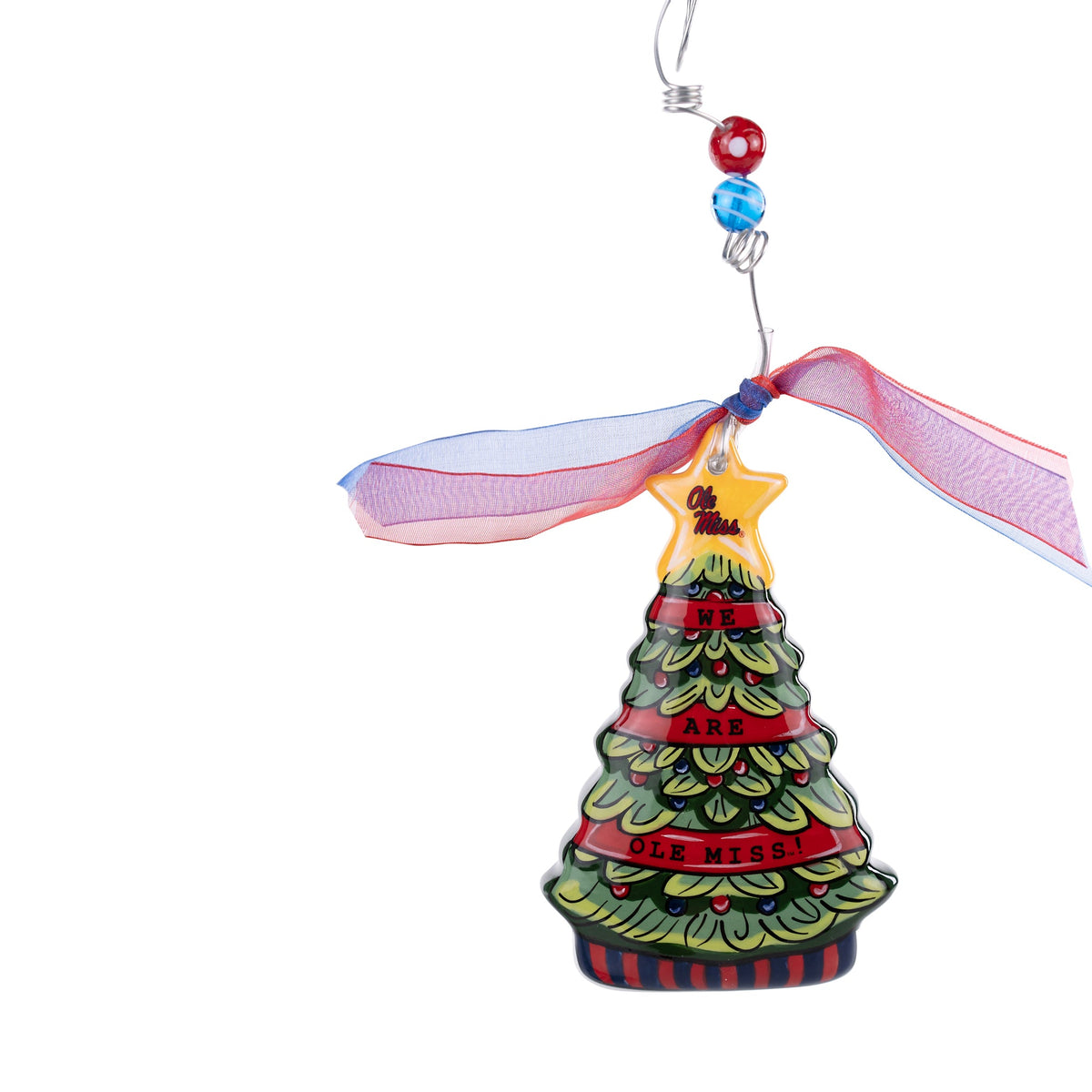 Ole Miss Tree Puff Ornament