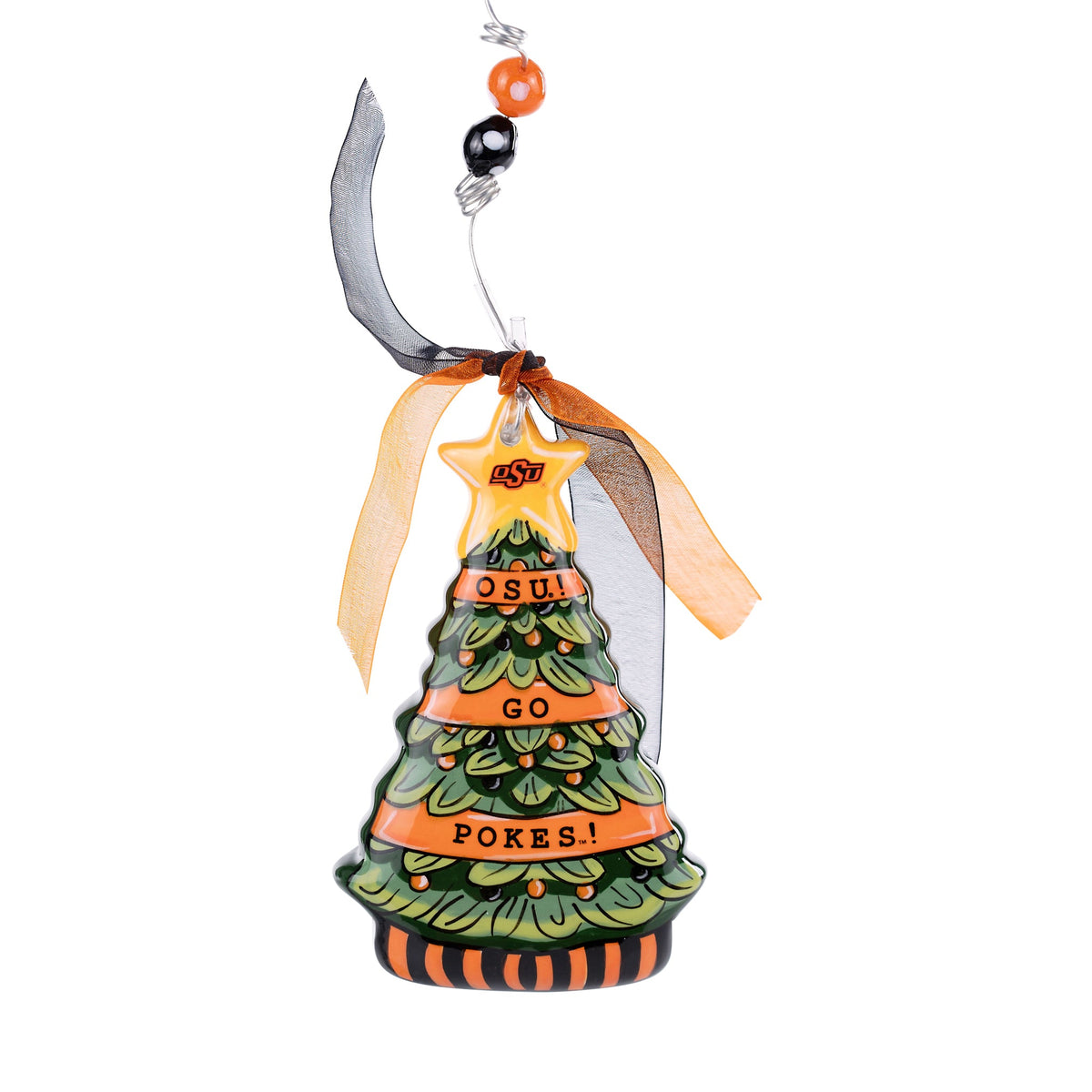 Oklahoma State Tree Puff Ornament