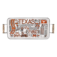 Texas Collage Enamel Tray