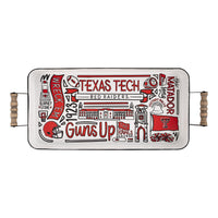 Texas Tech Collage Enamel Tray