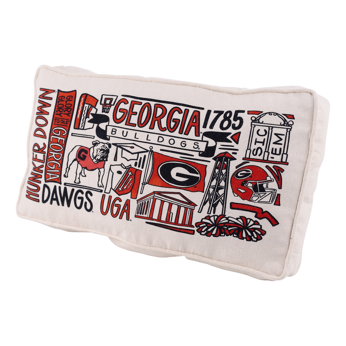 Show Your Dawg Pride with Our Georgia Collage Pillow – GLORY HAUS