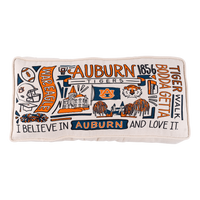 Auburn Collage Pillow