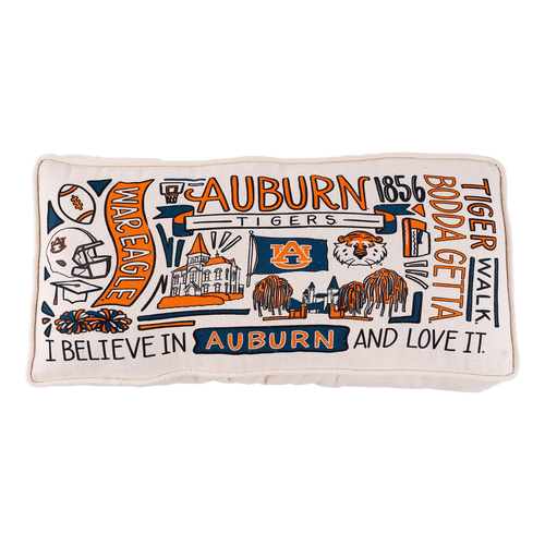 Auburn Collage Pillow