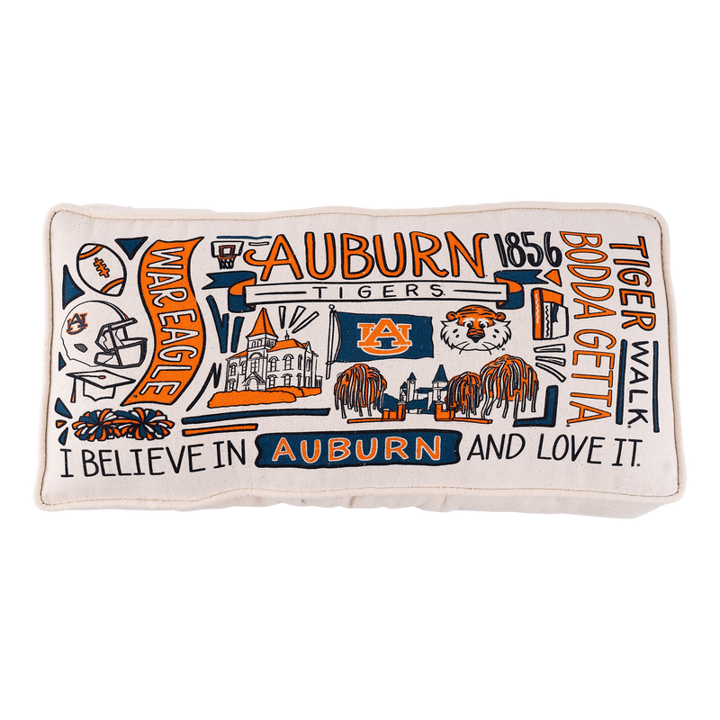 Auburn Collage Pillow