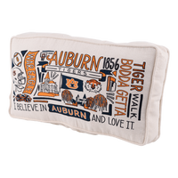 Auburn Collage Pillow