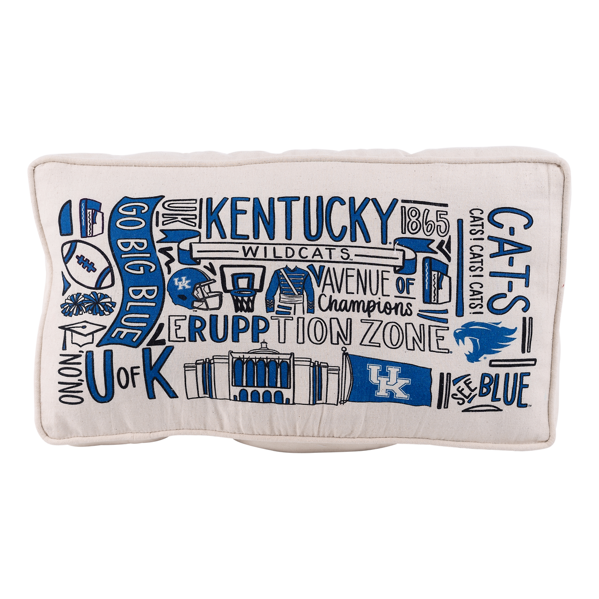 Kentucky Collage Pillow