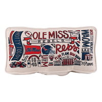 Ole Miss Collage Pillow