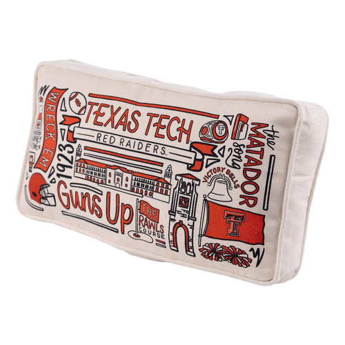 Texas Tech Collage Pillow